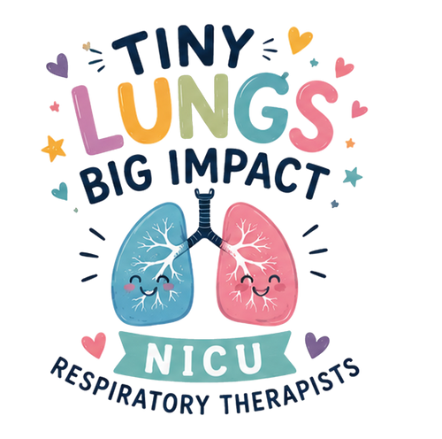 Tiny Lungs, Big Impact shirt design