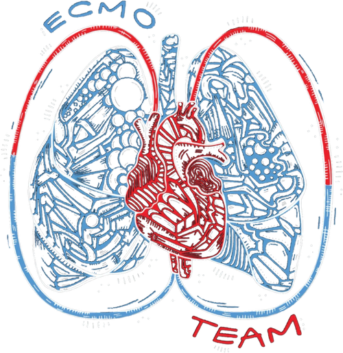 ECMO Team shirt design