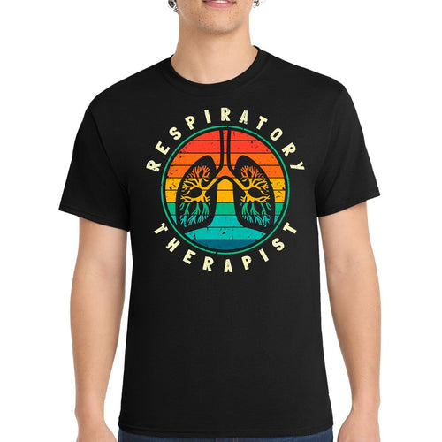 Rainbow Lungs respiratory therapist t-shirt