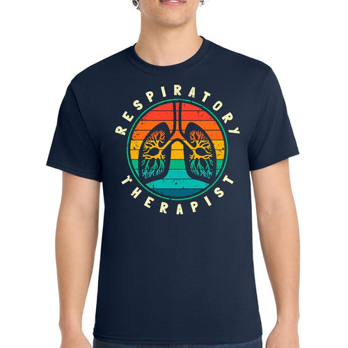Rainbow Lungs respiratory therapist t-shirt