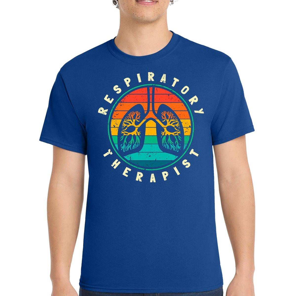 Rainbow Lungs respiratory therapist t-shirt