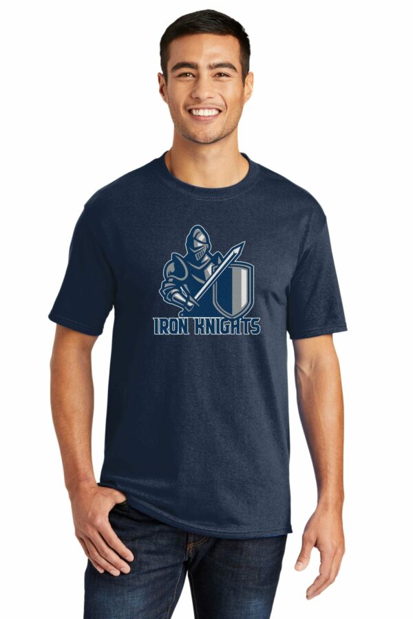 image of the selected t-shirt for the iron knights league